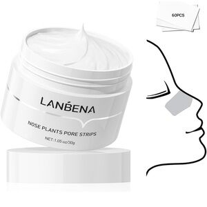 LANBENA Blackhead Remover, Nose Plants Pore Strips Deep Cleansing Peel off Mask